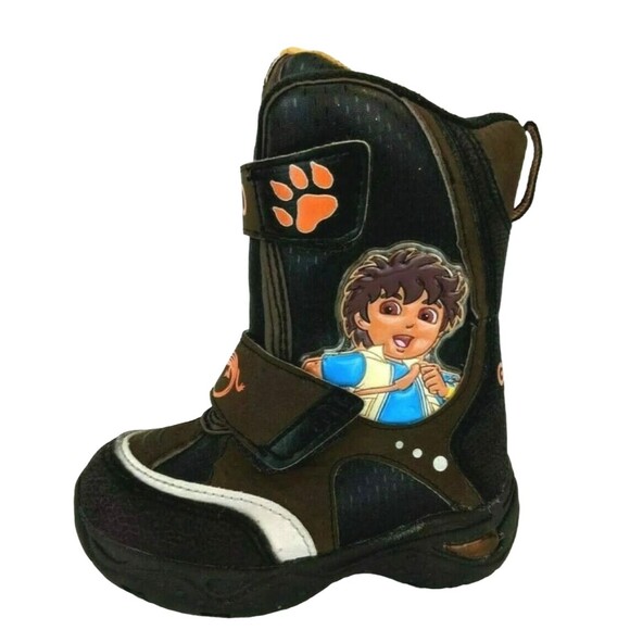 Buster Brown Diego Toddler Boys Insulated Winter Snow Boots  Brown  Size 5 - Picture 1 of 9